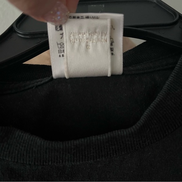 BAPE sz M Black Tee Tshirt Bathing Ape Short Sleeve Made in Japan - Picture 5 of 13